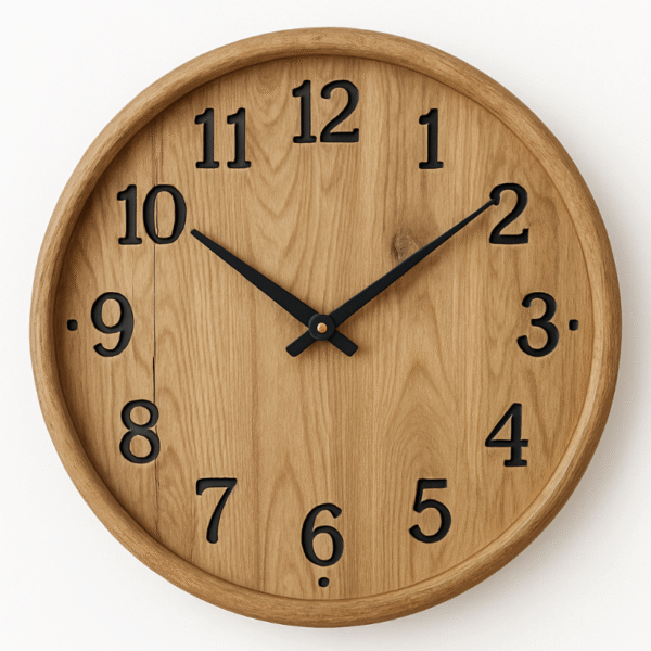 Handcrafted Wooden Wall Clock